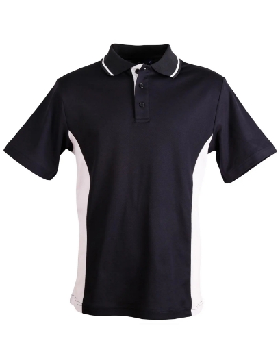 Picture of Winning Spirit, Mens TrueDry Contrast S/S Polo